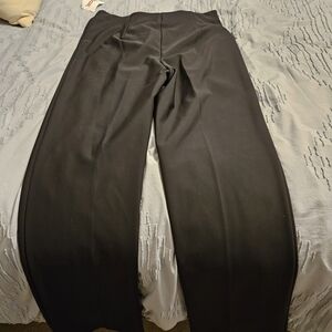 Christian Siriano Black Wide-Leg Pants